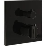 VitrA A4287439 Suit Parlak Siyah Ankastre Termostatik Banyo Bataryası