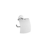 VitrA A44112 Base 300 Kapaklı Krom Tuvalet Kağıtlığı