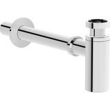 VitrA A45123 T Tipi Lavabo Sifonu, Krom Renk, Yerli Üretim, Kolay Montaj ve Dayanıklılık
