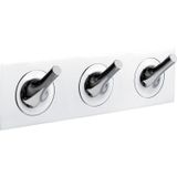 VitrA A48012 İstanbul Pirinç Üzeri Krom Kaplama Üçlü Askılık