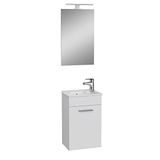 VitrA Ardea 75022 Banyo Dolabı Seti, Parlak Beyaz, 40 cm, Kapaklı