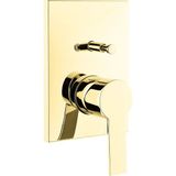 Vitra Artema Flo S A4221223 Ankastre Banyo Bataryası, Sıva Üstü Grubu, Altın - Sarı