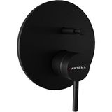 VitrA Artema Minimax Ankastre Mekanik Banyo Bataryası Minibox Mat Siyah A4362036