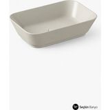 VitrA Geo Dikdörtgen Çanak Lavabo 60 cm Mat Kum Beji (7425B022-0016)