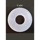 Vitra Gömme Rezervuar Iç Takım Boşaltma Contası Iç Çap 2.1 cm Dış Çap 5.3 cm 5 ADET - Beyaz