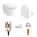 Vitra İntegra Asma Klozet+vitra Yavaş Klozet Kapağı +gömme Rezervuar Set