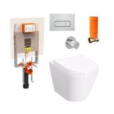 Vitra Integra Gizli Montajlı Asma Klozet Gömme Rezervuar Tam Set 800-2027