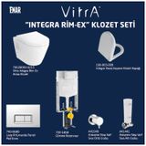 VitrA Integra Rim-Ex Asma Klozet ve Soft Kapak Seti