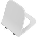 VitrA Integra Square 191-003-009 Beyaz İnce Klozet Kapağı Yavaş Kapanan Modern Tasarım