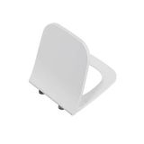 Vitra İntegra Square Klozet Kapağı Duroplast Slim - Üstten Sıkmalı Yavaş Kapanır - Beyaz