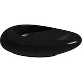 VitrA İstanbul 4280B470-0016 Çanak Lavabo, Yuvarlak, Siyah, 60x55 cm - Beyaz