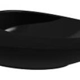 Vitra İstanbul Çanak Lavabo 4280b470-0016 Yuvarlak - 60x55 Cm - Armatür Deliksiz - Su Taşma Deliksiz - Clean - Siyah