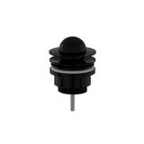 VitrA Liquid A4516939 Parlak Siyah Yuvarlak Lavabo Süzgeci
