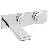 VitrA Memoria A4231457 Ankastre Lavabo Bataryası, Krom/Beyaz
