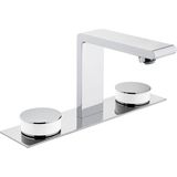 Vitra Memoria Ankastre Lavabo Bataryası (3 Delikli Lavabolar Için) Krom-Beyaz A4231557 - Krom - Beyaz
