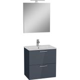 VitrA Mia 60 cm Antrasit Çekmeceli Banyo Dolabı Seti