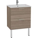 VitrA Mia cordoba 60 cm çekmeceli ayaklı lavabo dolabı alt modül + lavabo