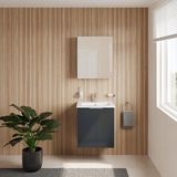 VitrA Nexa Square 80cm Banyo Dolabı Antrasit