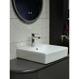 VitrA Nora S Lavabo Bataryası + Tezgah Üstü Çanak Lavabo 50 cm Beyaz (Batarya Dahil)
