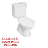 Vitra Norm Alttan Çıkış Klozet+Rezervuar Beyaz 3208L003-0181