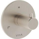 VitrA Origin A4262434 3 Kollu Yönlendirici Fırçalı Nikel Ankastre
