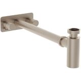 Vitra Origin Lavabo Sifonu, Simetrik Rozet, Fırçalı Nikel - A4515934