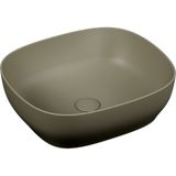VitrA Outline 5994B420-0016 48 cm Mat Bej Kare Çanak Lavabo