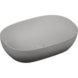 VitrA Outline 5995B476-0016 Mat Taş Gri 60x40 cm Oval Çanak Lavabo