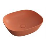 VitrA Plural Çanak lavabo 7810B477-0016 Oval - kompakt - 45x38 cm - armatür deliksiz - su taşma deliksiz - Clean - mat t