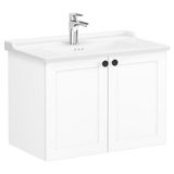 VitrA Root Classic 68722 Mat Beyaz 80 cm Kapaklı Lavabo Dolabı
