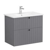 VitrA Root Groove 69438 80 cm İki Çekmeceli Lavabo Dolabı