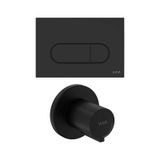 VitrA Root Round Kumanda Paneli Ve Stop Valf Seti Mat Siyah 800-2036 Diğer