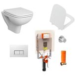 VitrA S20 Kanalsız Asma Klozet ve Gömme Rezervuar Tam Set