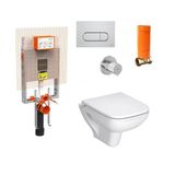 Vitra S20 Square Beyaz Kısa Asma Klozet Ve Gömme Rezervuar Tam Set 800-2027