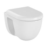 Vitra S40 Kanalsız Asma Klozet +Vitra Yavaş Kapanır Klozet Kapağı - Beyaz