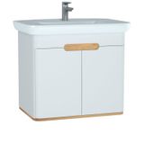VitrA Sento 60785 80 cm Beyaz Lavabo Banyo Dolabı