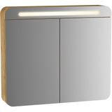 VitrA Sento 60896 80 cm Aydınlatmalı Dolaplı Ayna