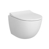 VitrA Sento 7747B003-0559 Rim-ex Kısa 50 cm Beyaz Asma Klozet