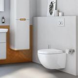 Vitra Sento Kanalsız Klozet Beyaz Asma Klozet 7748B003-0559, Vitra Yavaş Kapak 86-003-009