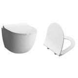 Vitra Sento Rim-ex Kanalsız Asma Klozet +vitra Slim Soft Klozet Kapağı