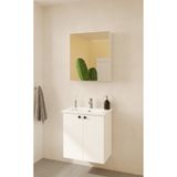 VitrA Shift T20 Banyo Dolabı Seti 60 cm – Lavabolu ve Ayna Dolaplı – Parlak Beyaz