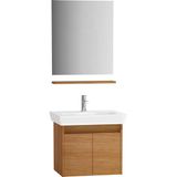 Vitra Step 58904 Demonte Banyo Dolabı Seti Düz Aynalı Kapaklı 65 Cm