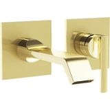 VitrA Suit A4278274 Sıva Üstü Ankastre Lavabo Bataryası, Soft Altın (Parlak)
