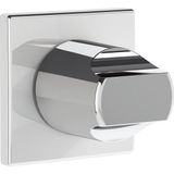Vitra Suit Ankastre Stop Valf A42872, Krom, Duvar Üstü, Pirinç Gövde, Yuvarlak Rozetli