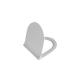 Vitra Universal Klozet Kapağı 110-003-009 Slim - Duroplast - Üstten Sıkmalı - Yavaş Kapanır - Metal