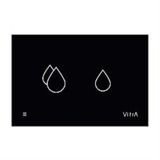 VitrA V-Care 768-1502 Smart Kumanda Paneli, Siyah Cam