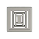 VitrA V-Flow Kare 5608285 Duş Kanalı, Alttan Çıkışlı, 15x15 cm, DK 800 Kapak, Mat Krom