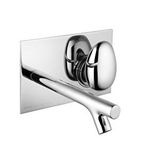 VitrA Vitra İstanbul A42231 Ankastre Lavabo Bataryası, Uzun, Sıva Üstü, Krom Gri