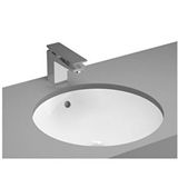 VitrA Vitra Metropole Tezgahaltı Lavabo 5940b003-1082 Yuvarlak - Kompakt - 45x45 Cm - Armatür Deliksiz - Su Taşma Delikli - Beyaz