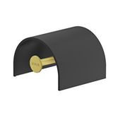 VitrA Vitra Origin A4488874 Kapaklı Tuvalet Kağıtlığı, Soft Altın Siyah